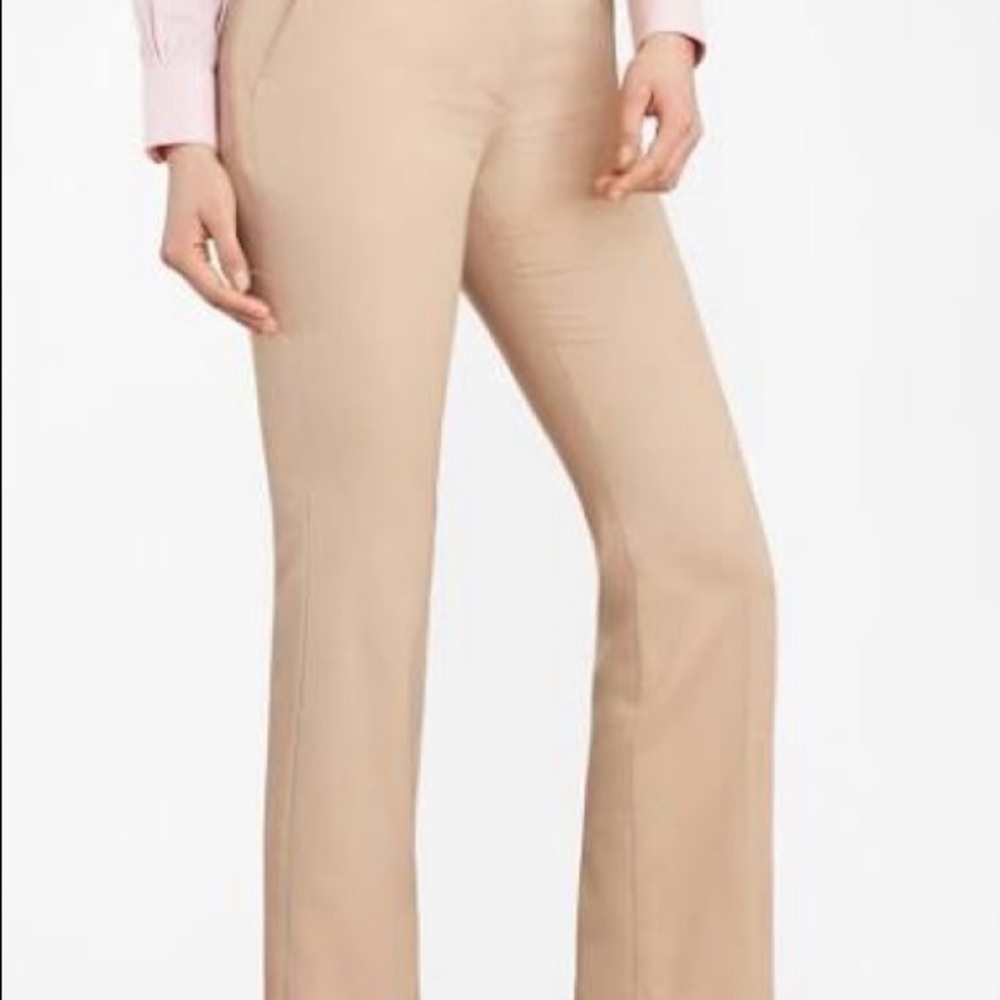 Brooks Brothers Khaki 346 Classic Cotton Pants Size 10